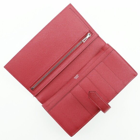 HERMES Red Bean Wallet - Picture 5 of 10